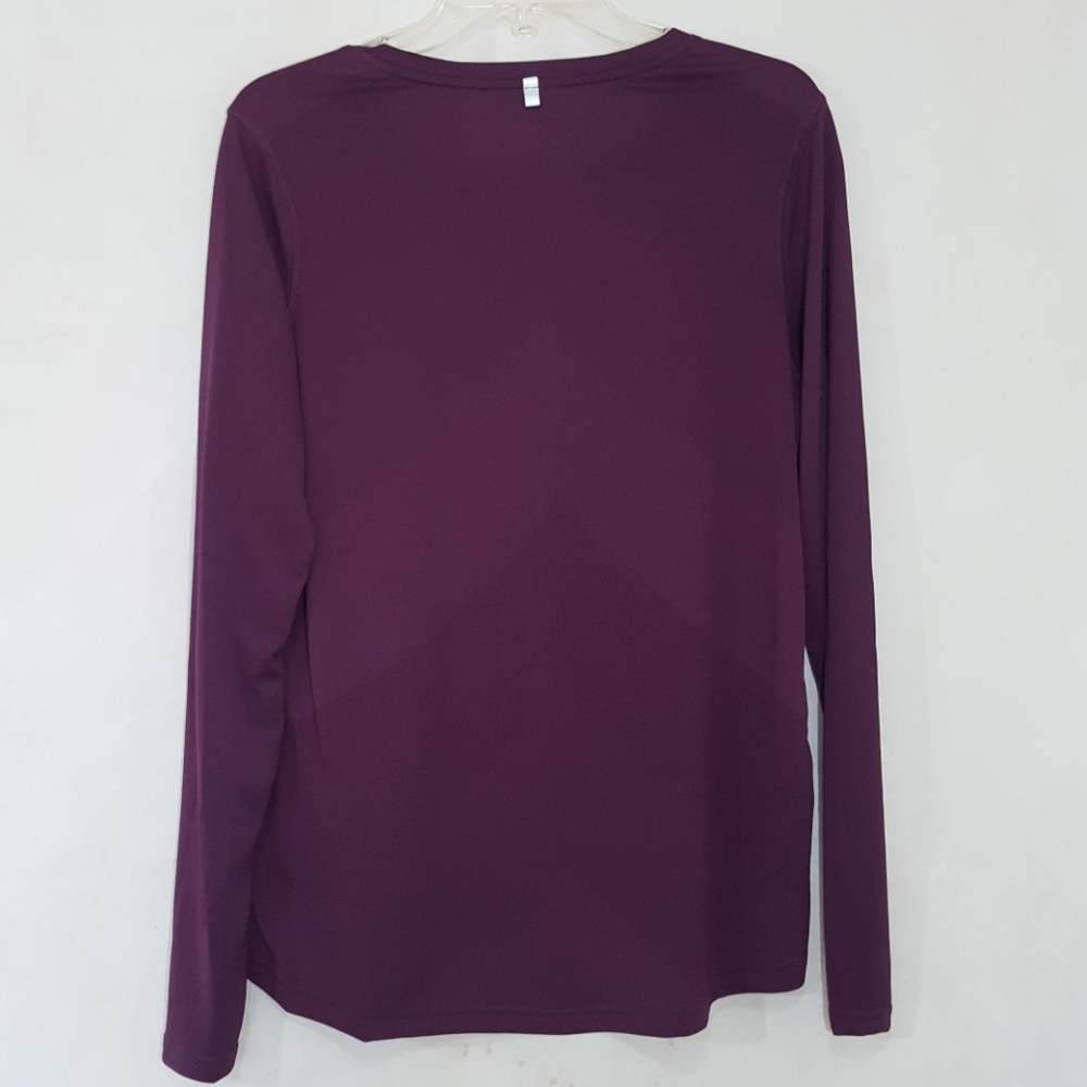 Danskin Purple Long Sleeved Performance Tee - Picture 2 of 6